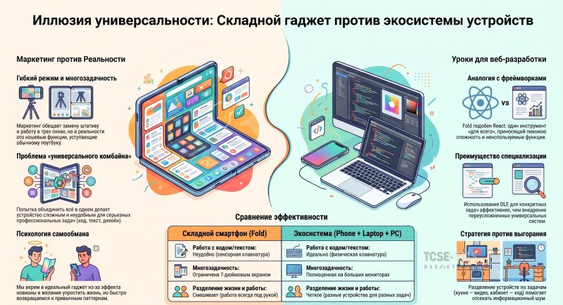 Искусство самообмана: Почему мы верим в идеальный гаджет, хотя у нас уже есть 5 устройств